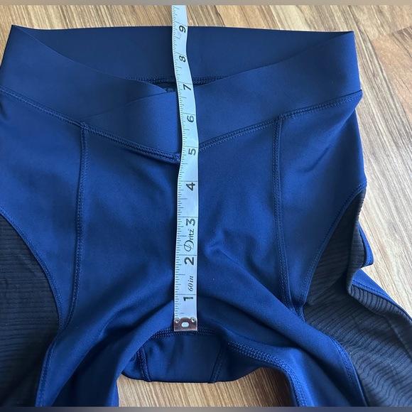 Ivy Park Yoga Athleisure Mesh Leggings Blue & Black Size XS - Picture 11 of 12